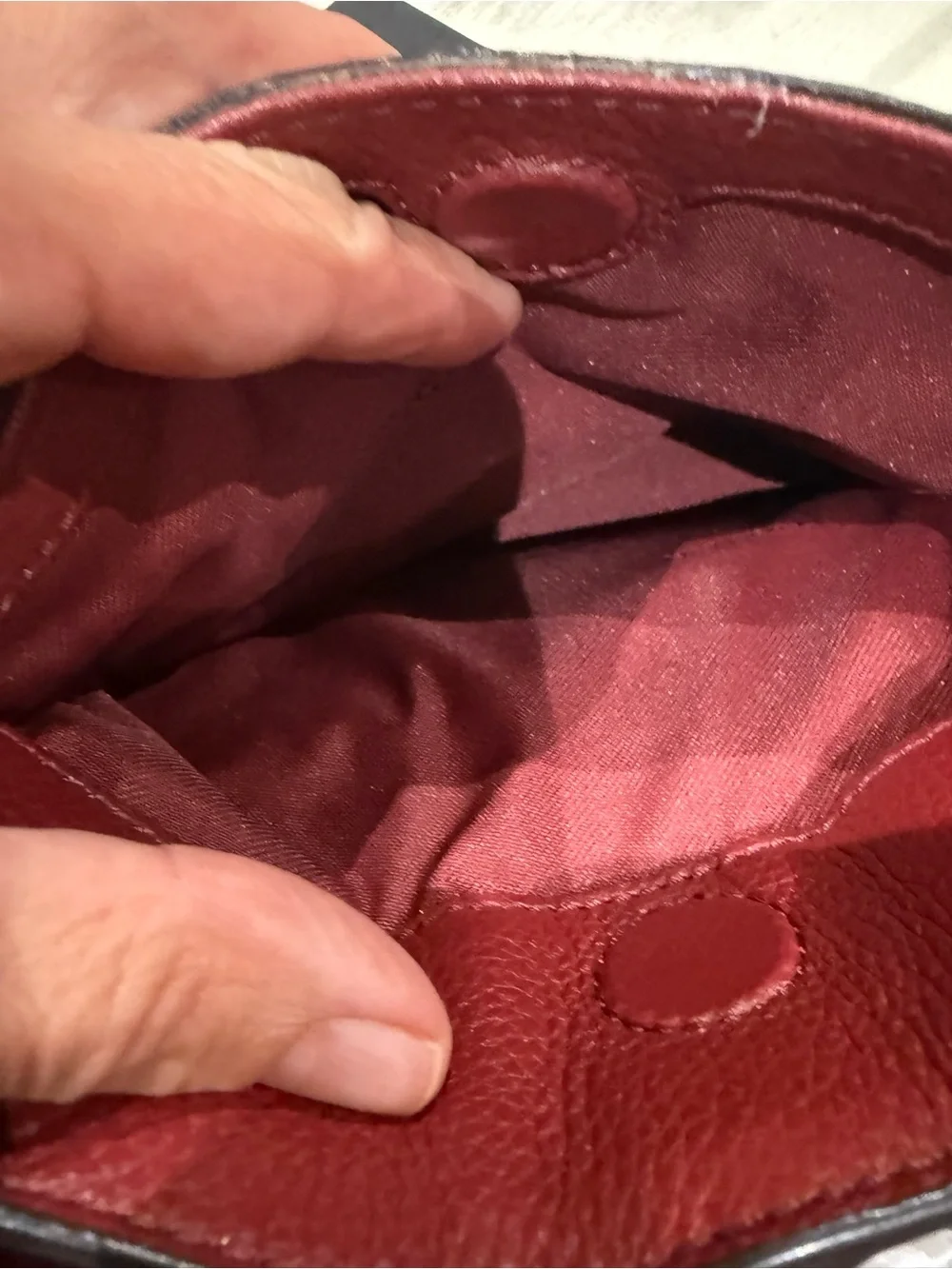 Coach Christie Red Pebbled Leather Carryall Satchel with Gold Hardware-EUC